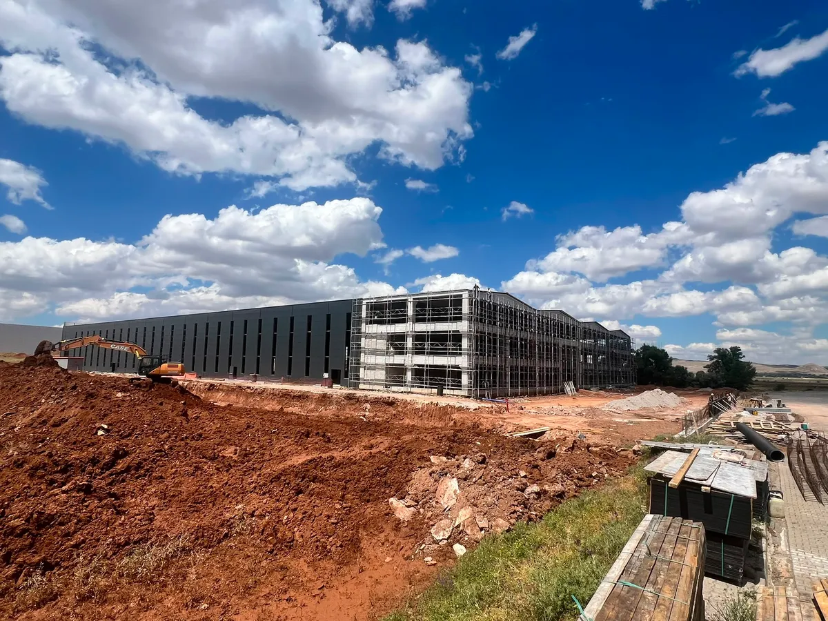 Sivas fabrika inşaatı — tesis genel görünümü ve saha çalışmaları